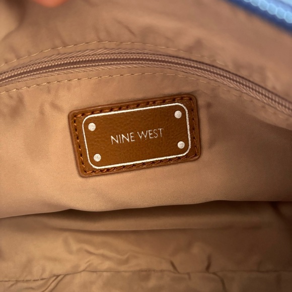 NWT Nine West Blue Everyday Crossbody Shoulder Purse - Picture 8 of 16